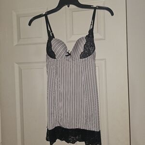 Sophie B. Slip dress stripped size medium